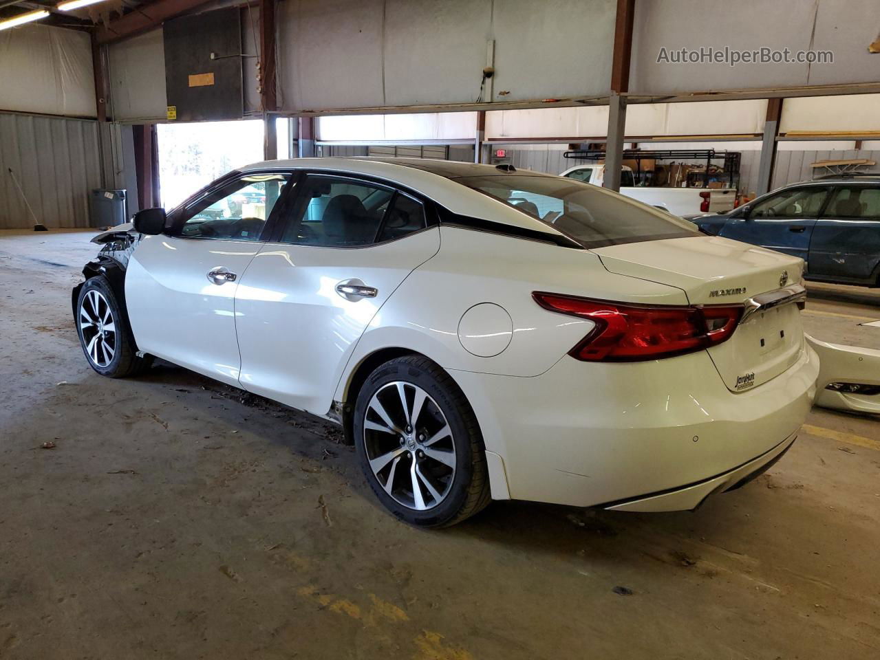 2016 Nissan Maxima 3.5s White vin: 1N4AA6AP8GC437159