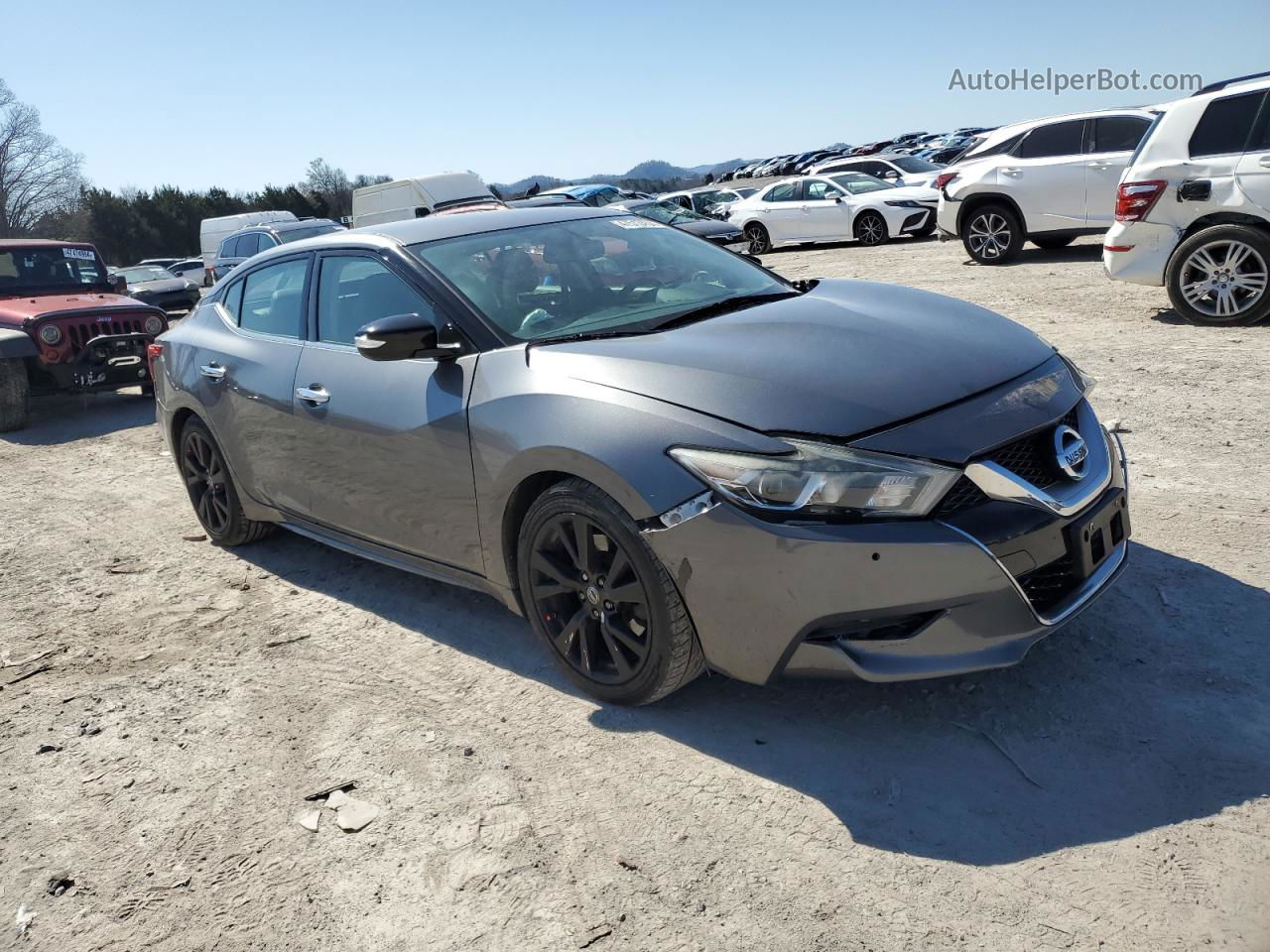 2016 Nissan Maxima 3.5s Gray vin: 1N4AA6AP8GC439851