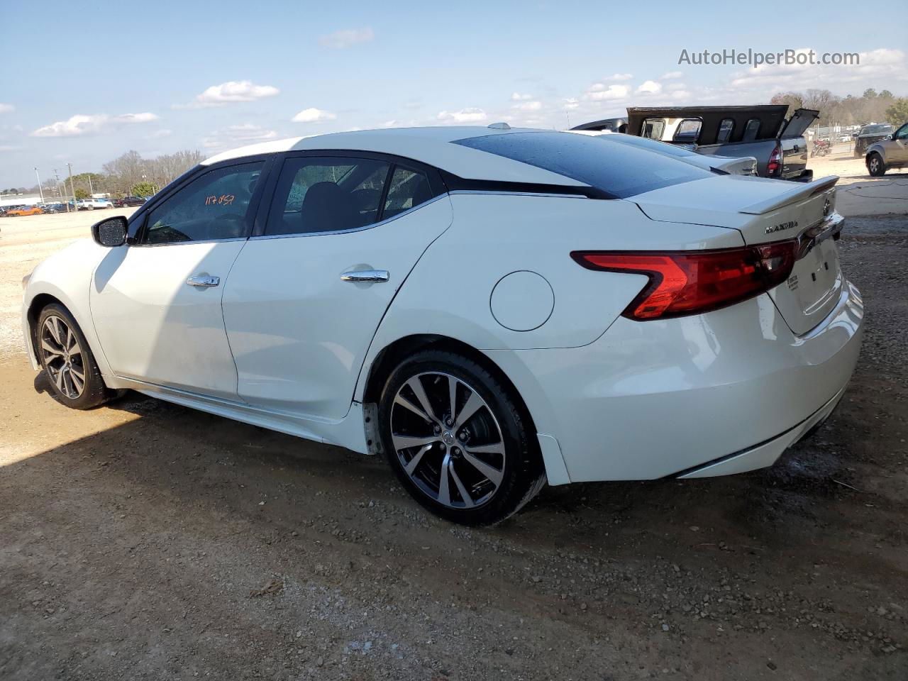 2016 Nissan Maxima 3.5s Белый vin: 1N4AA6AP8GC443947