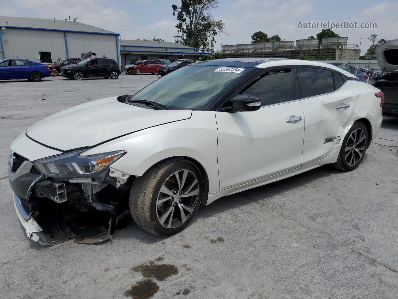 2016 Nissan Maxima 3.5s White vin: 1N4AA6AP8GC901390