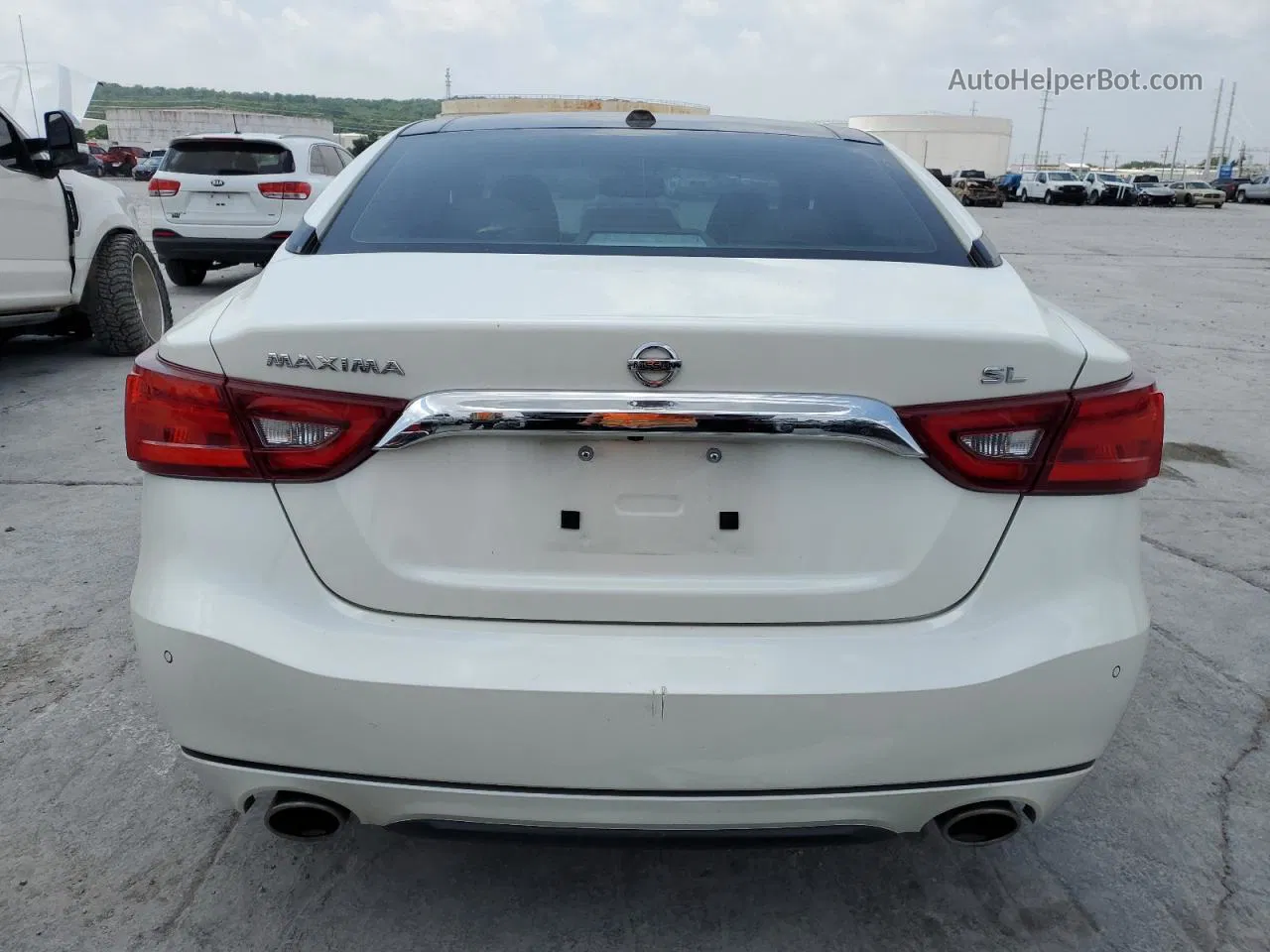 2016 Nissan Maxima 3.5s White vin: 1N4AA6AP8GC901390