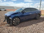 2017 Nissan Maxima 3.5s Blue vin: 1N4AA6AP8HC360228