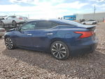 2017 Nissan Maxima 3.5s Blue vin: 1N4AA6AP8HC360228