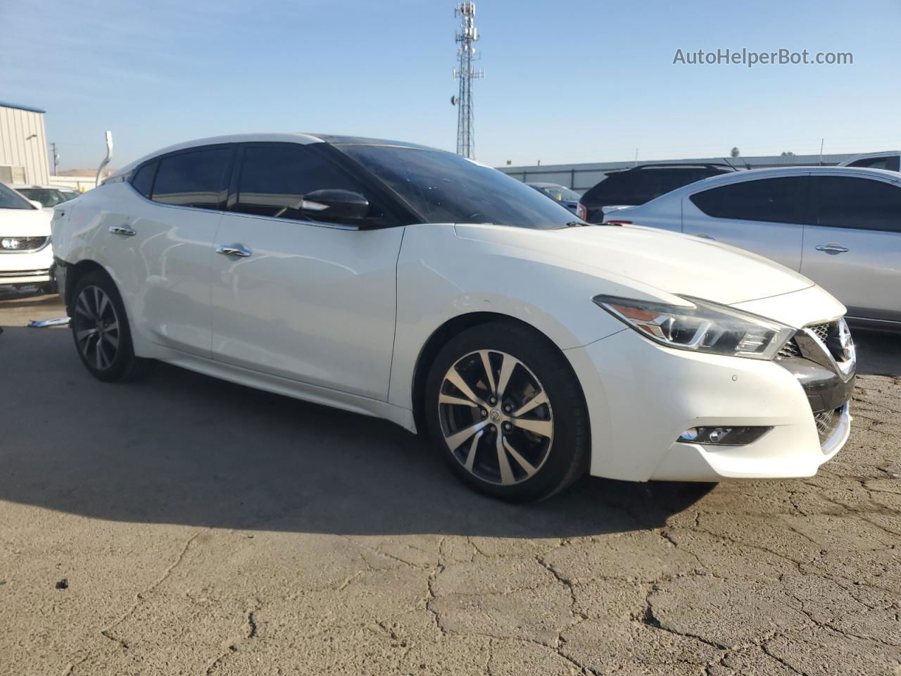 2017 Nissan Maxima 3.5s White vin: 1N4AA6AP8HC371438