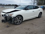 2017 Nissan Maxima 3.5s Белый vin: 1N4AA6AP8HC383119