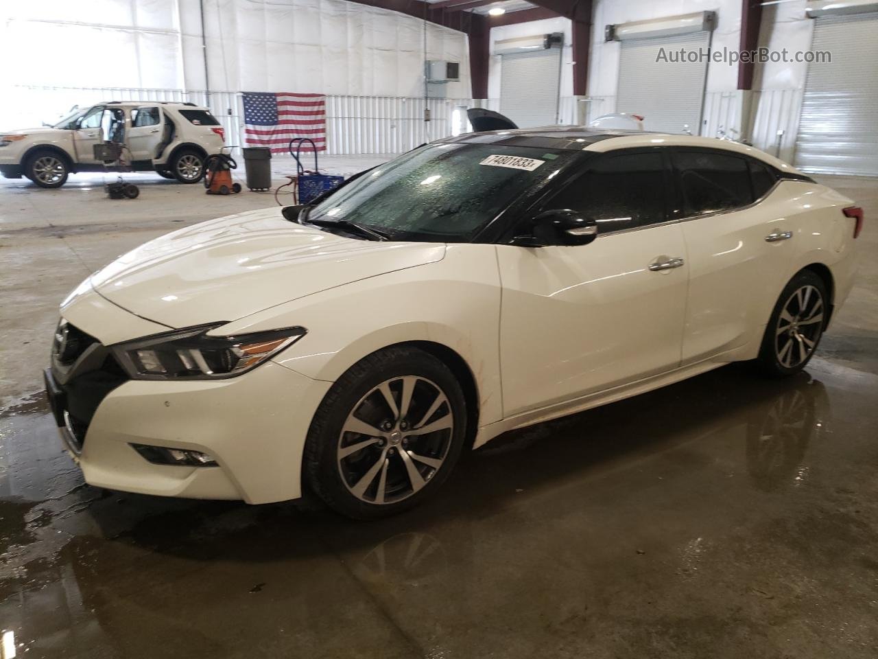 2017 Nissan Maxima 3.5s White vin: 1N4AA6AP8HC384058