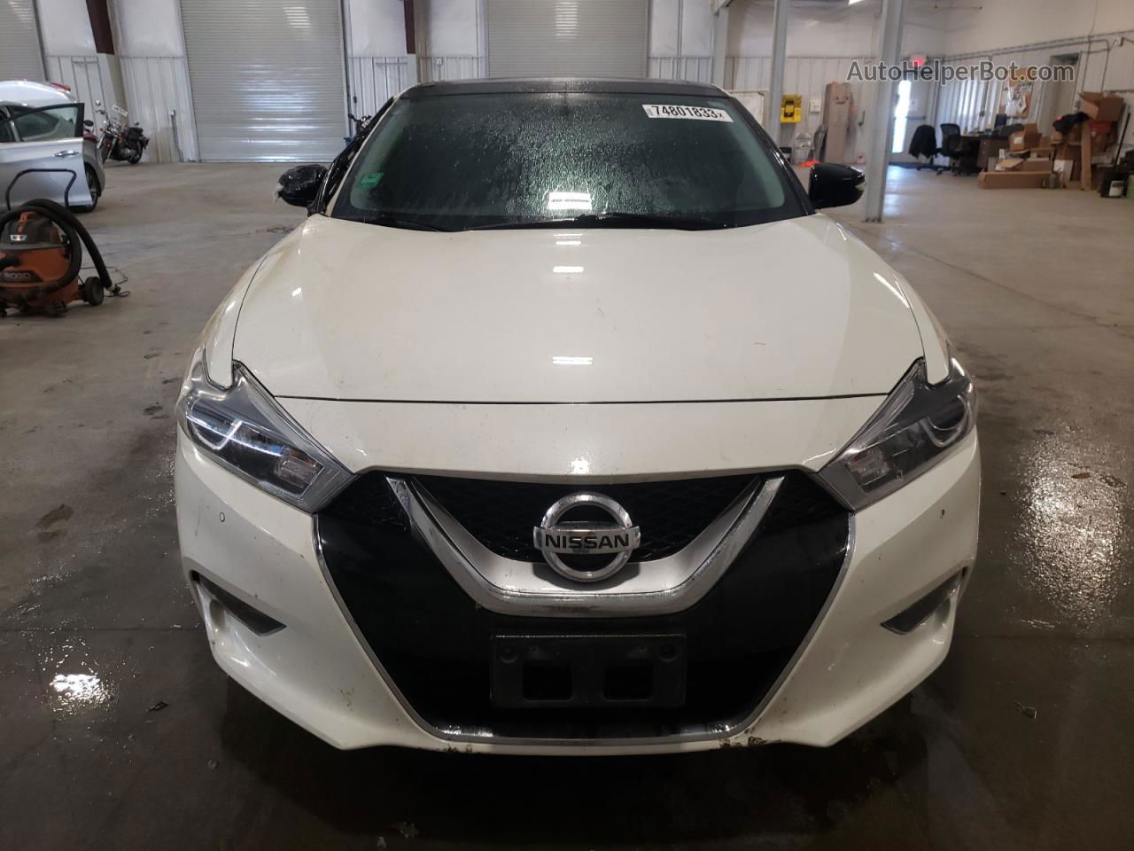 2017 Nissan Maxima 3.5s White vin: 1N4AA6AP8HC384058