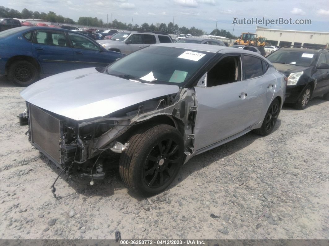 2017 Nissan Maxima Sv Silver vin: 1N4AA6AP8HC388580