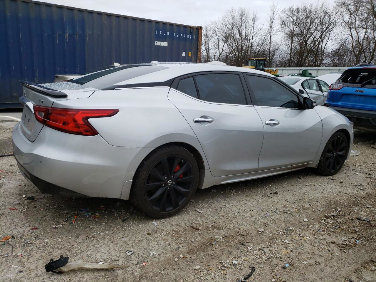 2017 Nissan Maxima 3.5s Silver vin: 1N4AA6AP8HC390166