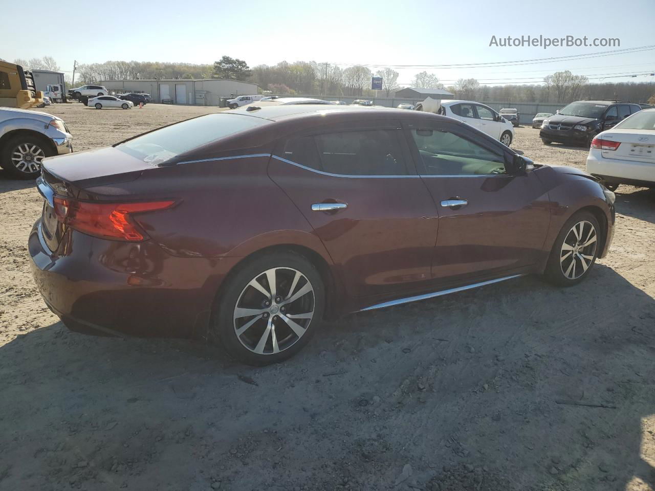 2017 Nissan Maxima 3.5s Red vin: 1N4AA6AP8HC392922