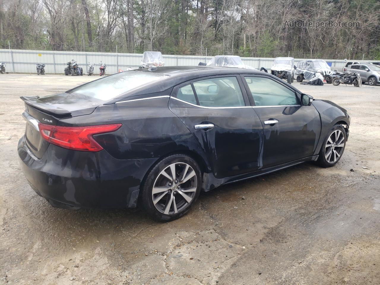 2017 Nissan Maxima 3.5s Black vin: 1N4AA6AP8HC405653