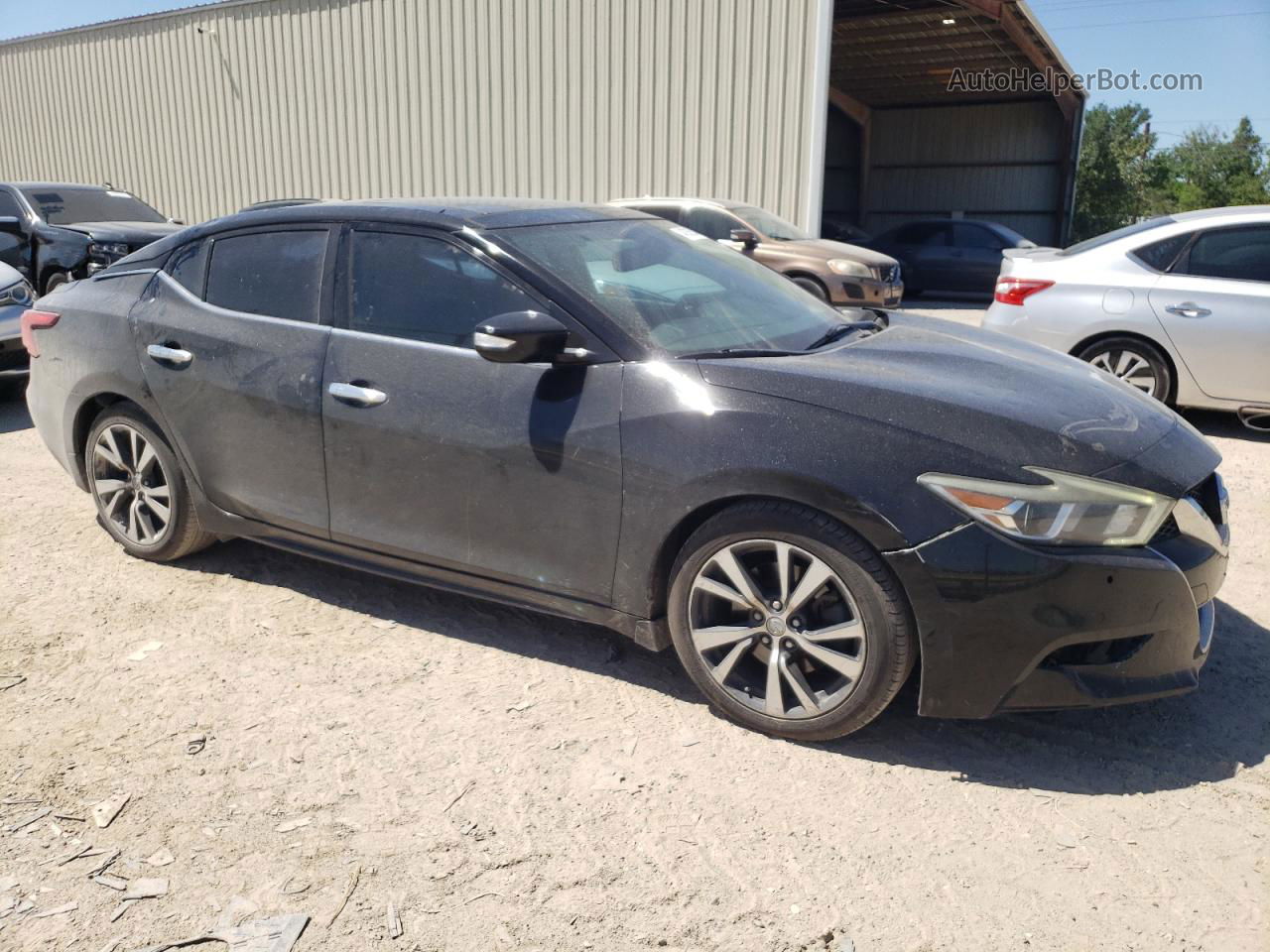 2017 Nissan Maxima 3.5s Черный vin: 1N4AA6AP8HC408651