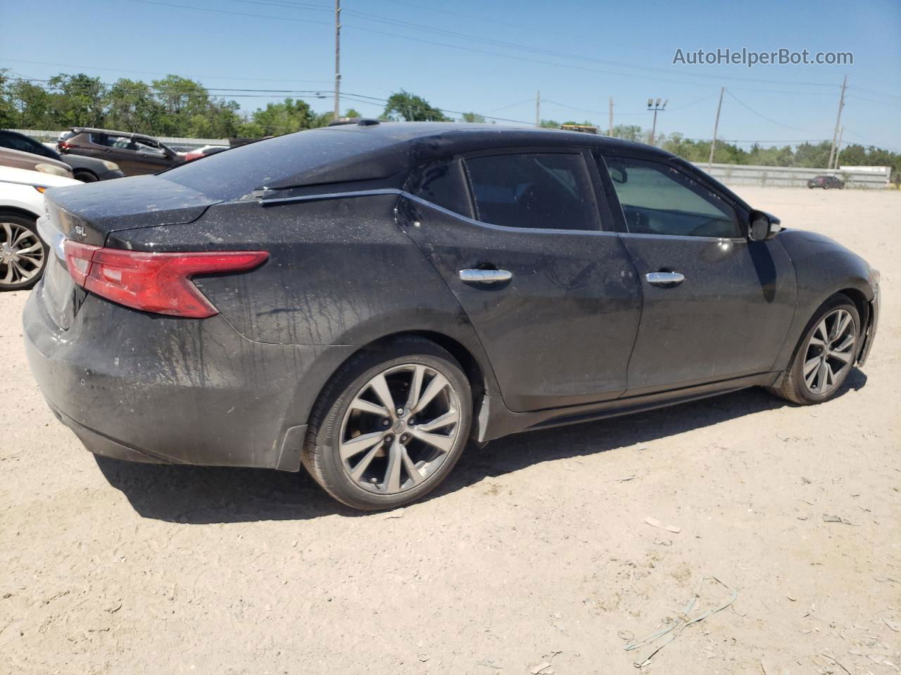 2017 Nissan Maxima 3.5s Черный vin: 1N4AA6AP8HC408651