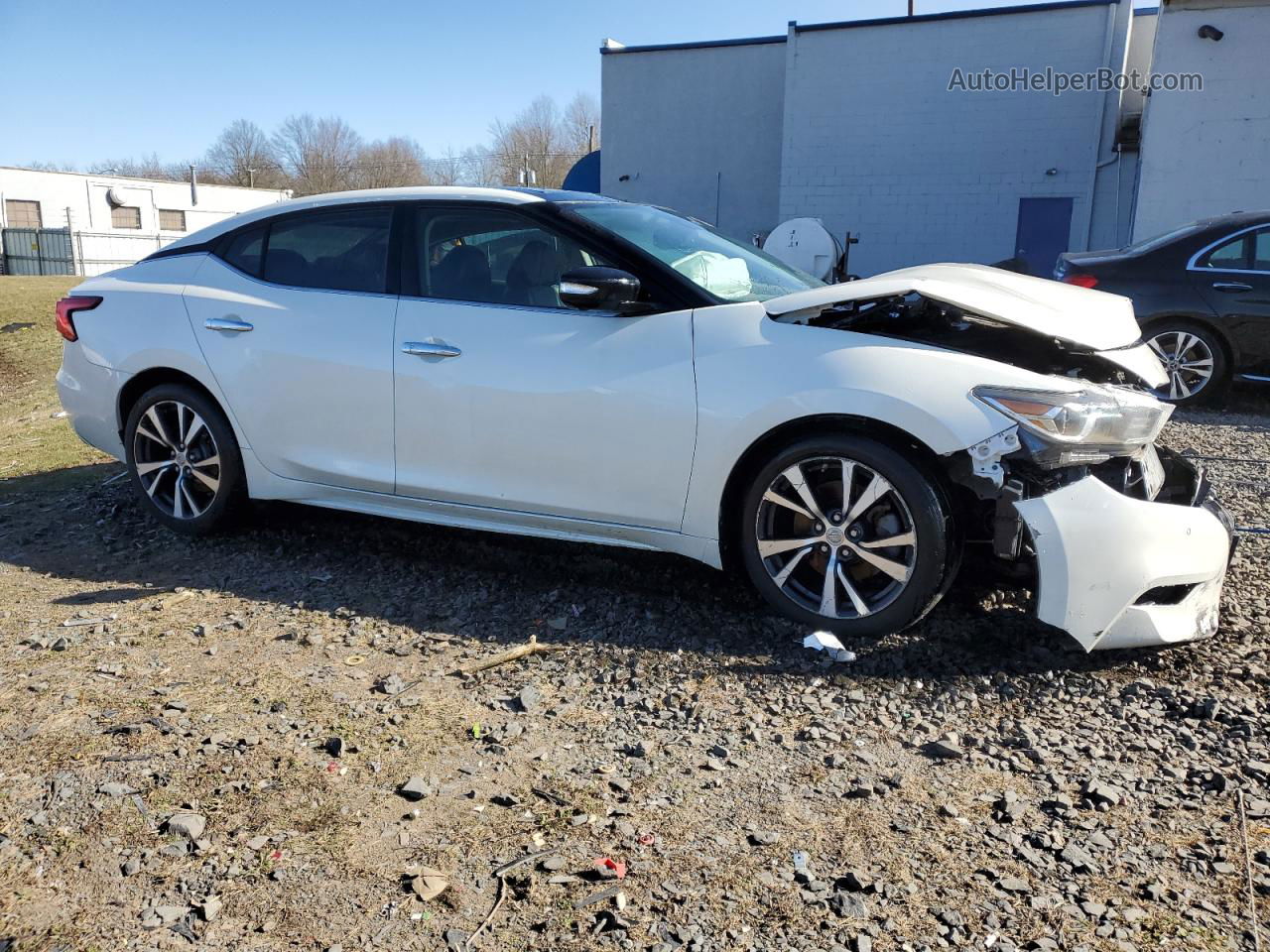 2017 Nissan Maxima 3.5s White vin: 1N4AA6AP8HC425921