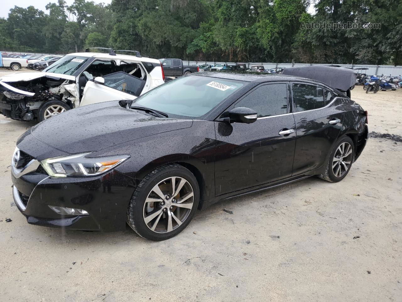 2017 Nissan Maxima 3.5s Black vin: 1N4AA6AP8HC428978