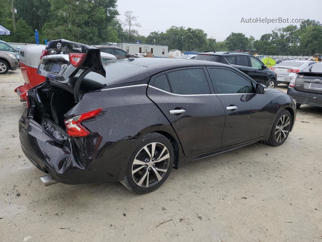 2017 Nissan Maxima 3.5s Black vin: 1N4AA6AP8HC428978