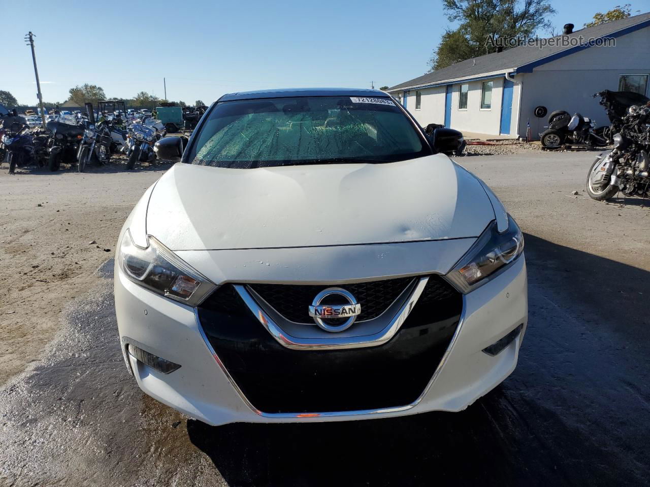 2017 Nissan Maxima 3.5s White vin: 1N4AA6AP8HC429337