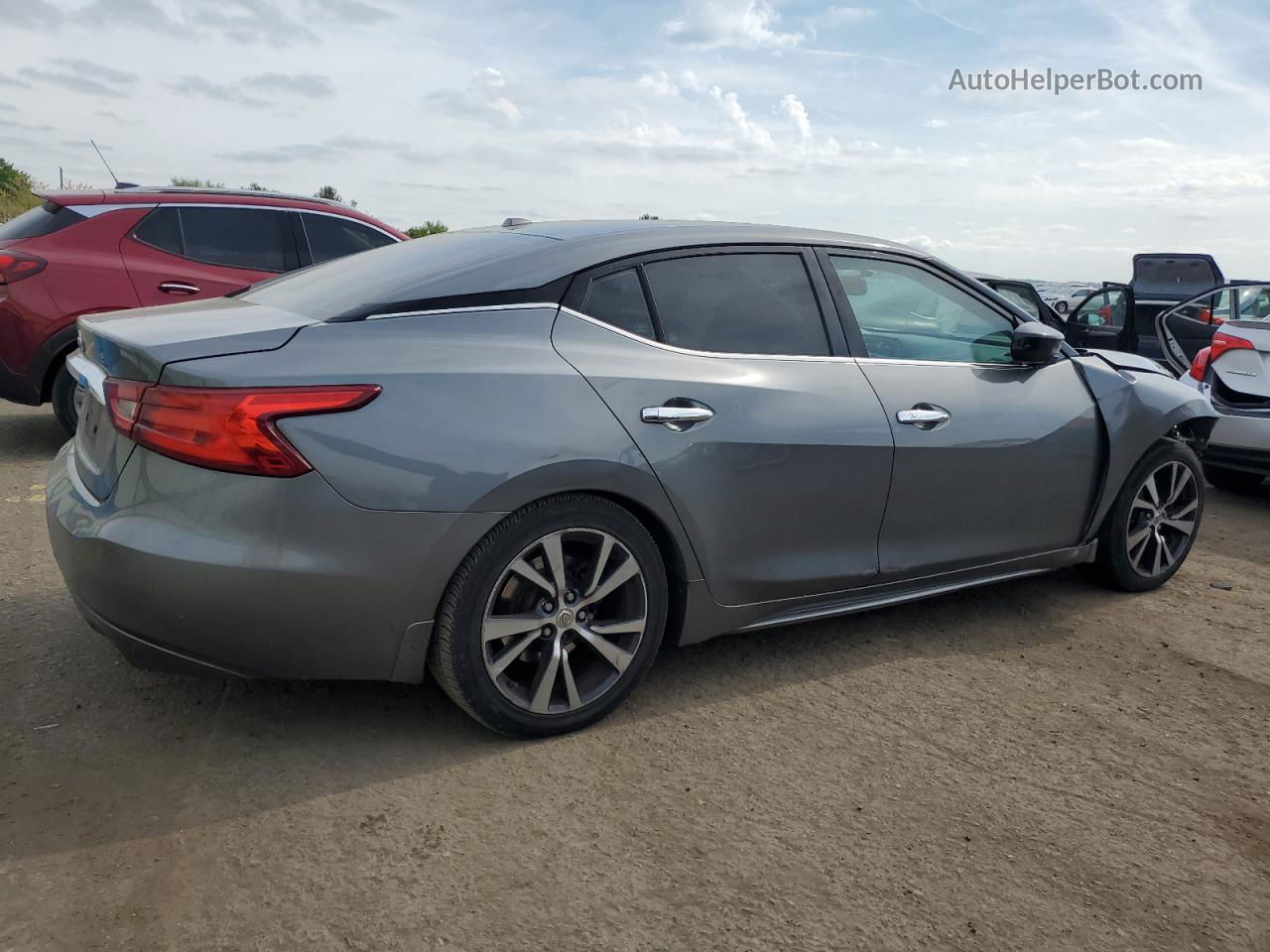 2017 Nissan Maxima 3.5s Серый vin: 1N4AA6AP8HC437406