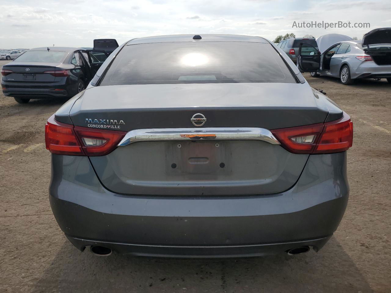 2017 Nissan Maxima 3.5s Gray vin: 1N4AA6AP8HC437406