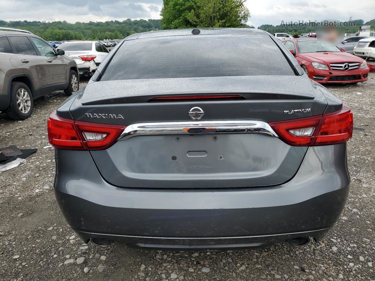 2017 Nissan Maxima 3.5s Charcoal vin: 1N4AA6AP8HC440063