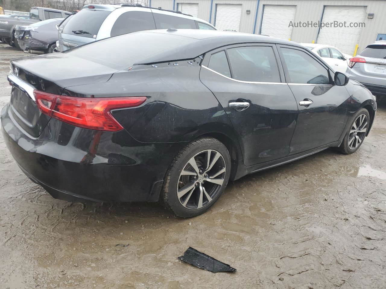 2017 Nissan Maxima 3.5s Black vin: 1N4AA6AP8HC446526