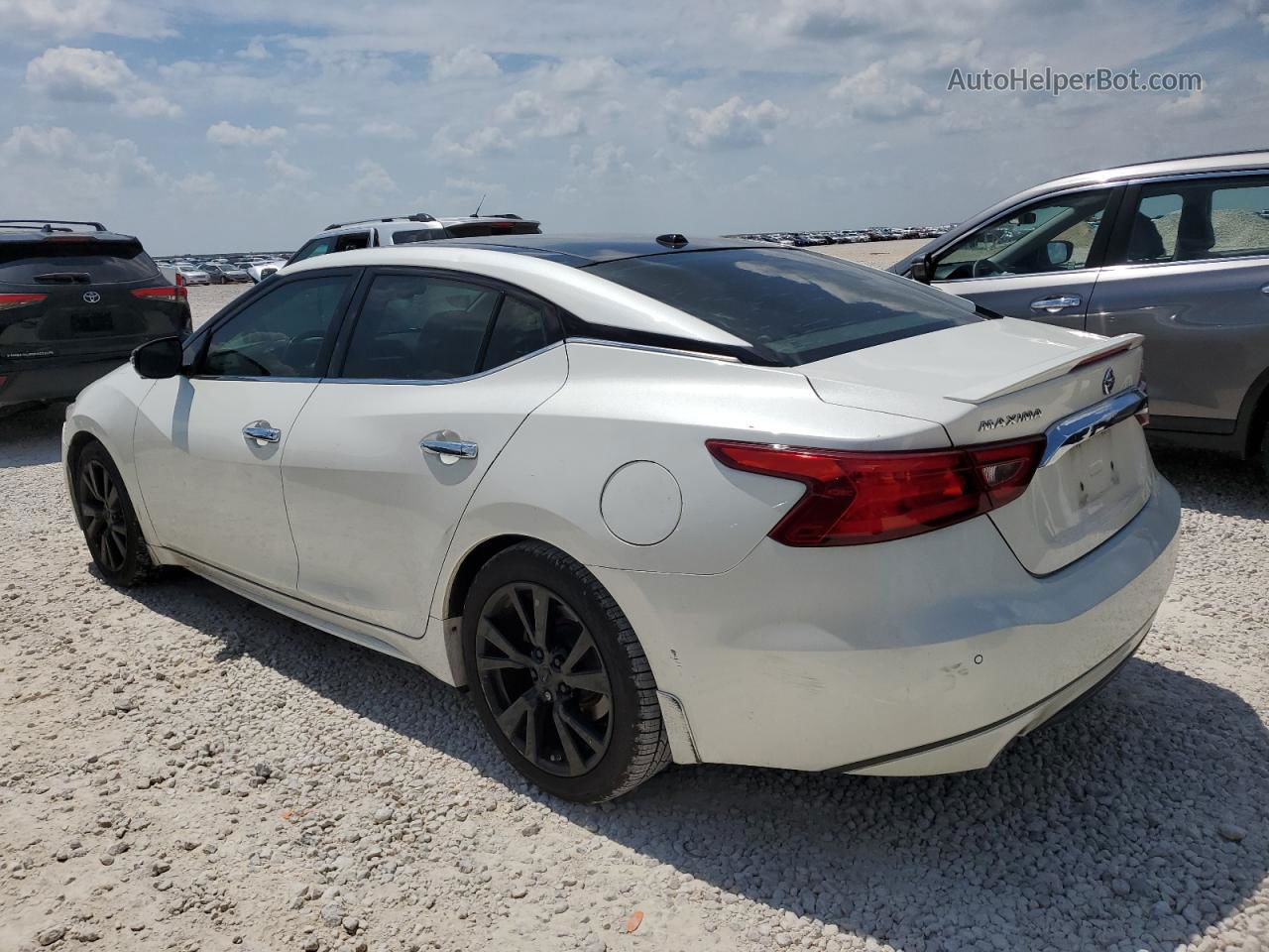 2018 Nissan Maxima 3.5s White vin: 1N4AA6AP8JC361546