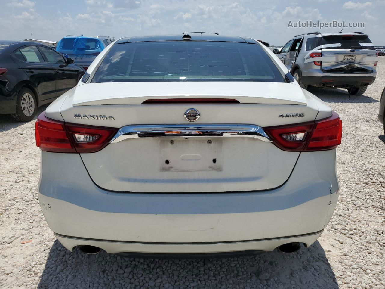 2018 Nissan Maxima 3.5s White vin: 1N4AA6AP8JC361546