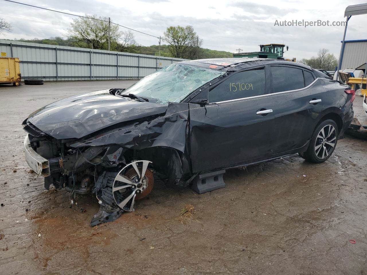 2018 Nissan Maxima 3.5s Black vin: 1N4AA6AP8JC370988