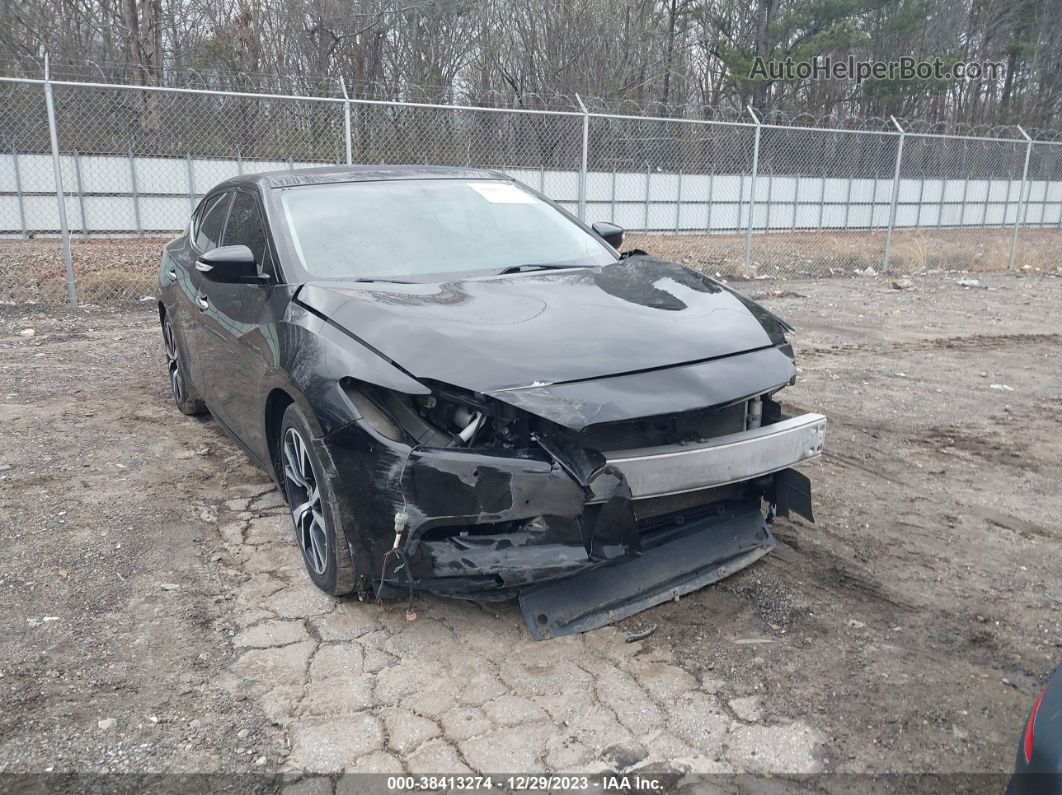 2018 Nissan Maxima 3.5 Sl Black vin: 1N4AA6AP8JC387905