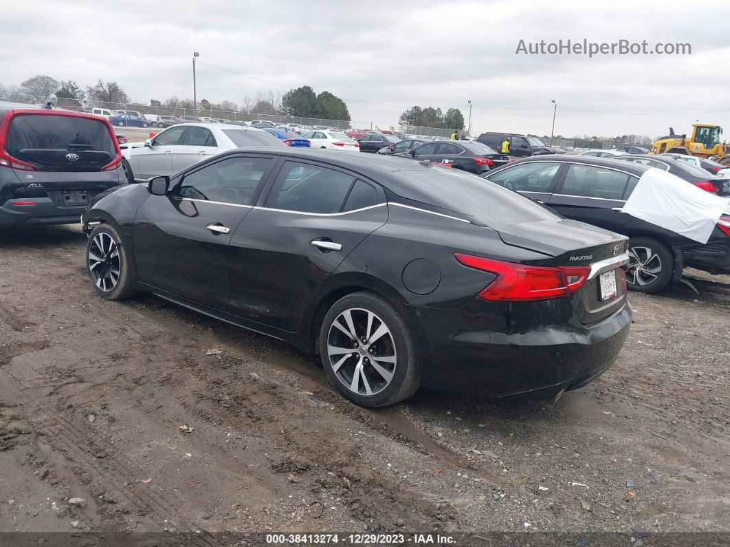 2018 Nissan Maxima 3.5 Sl Черный vin: 1N4AA6AP8JC387905