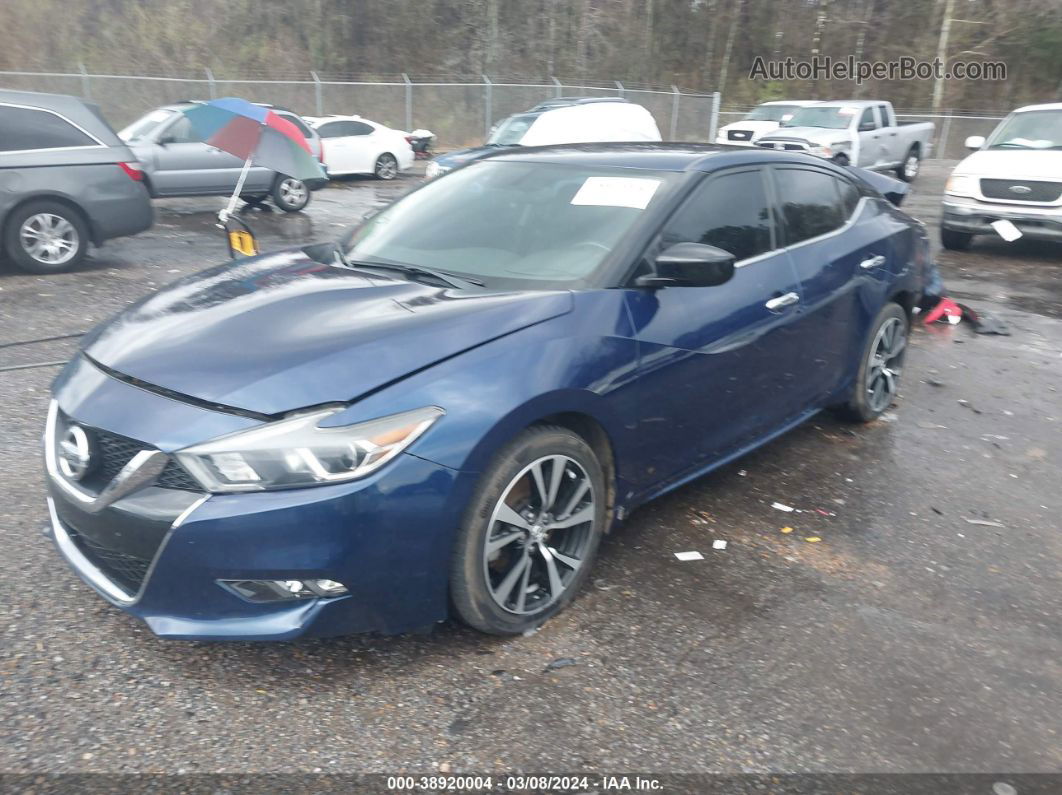 2018 Nissan Maxima 3.5 S Navy vin: 1N4AA6AP8JC404542