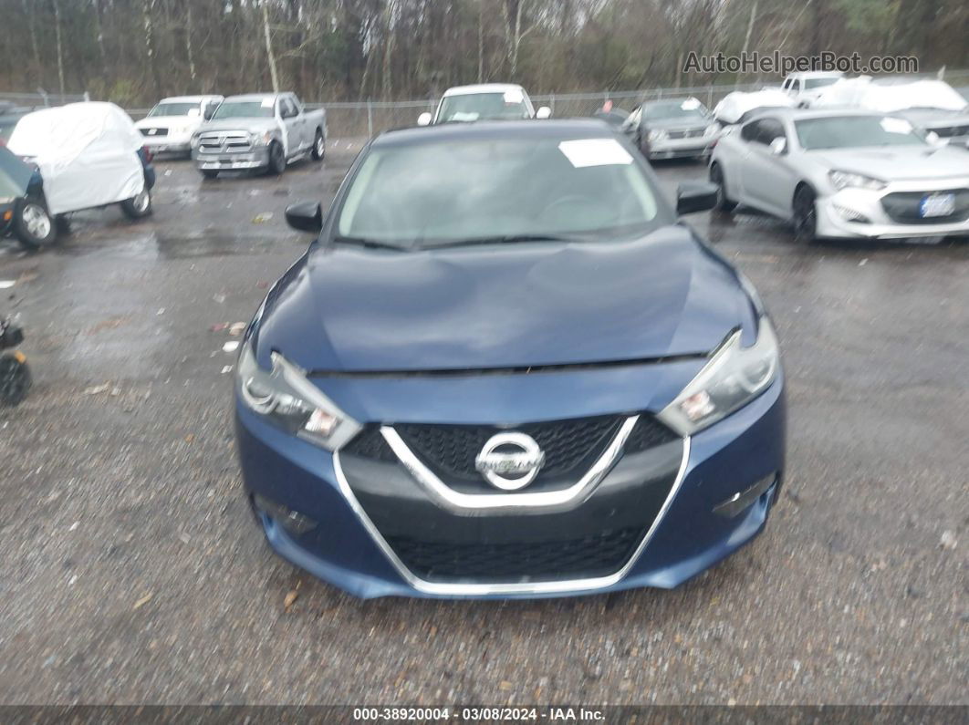 2018 Nissan Maxima 3.5 S Navy vin: 1N4AA6AP8JC404542