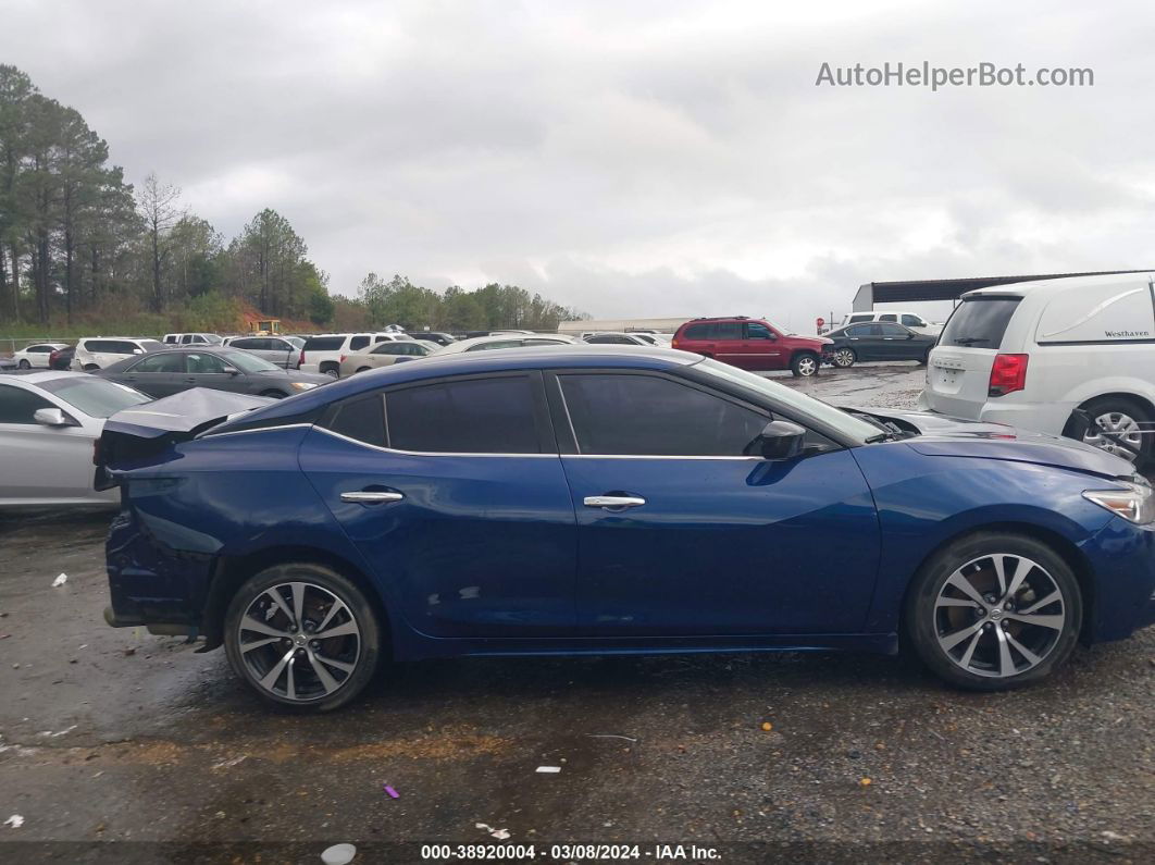 2018 Nissan Maxima 3.5 S Navy vin: 1N4AA6AP8JC404542