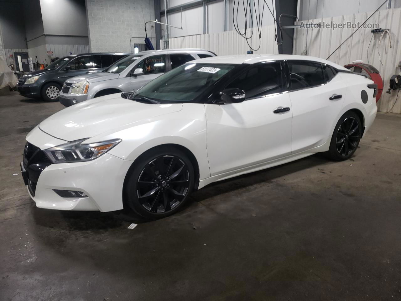 2016 Nissan Maxima 3.5s White vin: 1N4AA6AP9GC380258