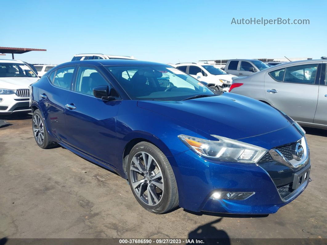 2016 Nissan Maxima 3.5 Dark Blue vin: 1N4AA6AP9GC388912