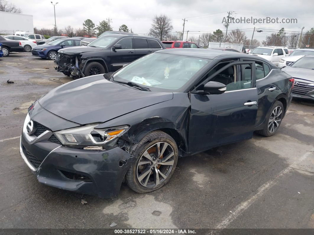 2016 Nissan Maxima 3.5 Sv Blue vin: 1N4AA6AP9GC420063