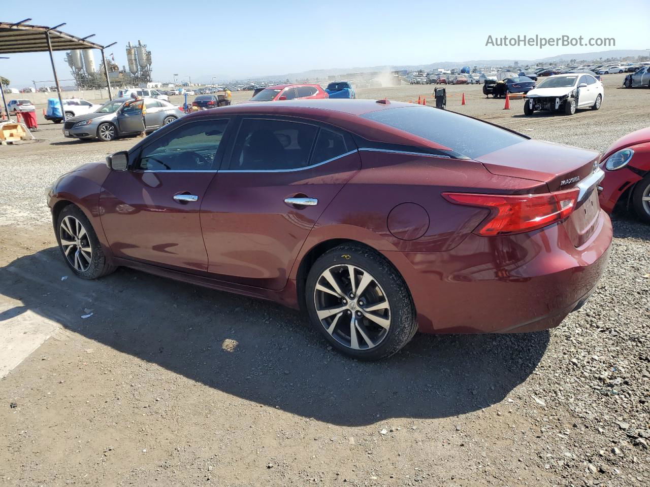 2016 Nissan Maxima 3.5s Бордовый vin: 1N4AA6AP9GC420113