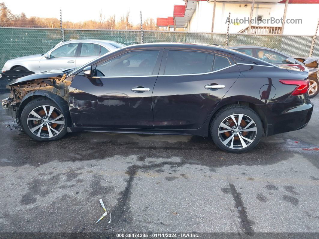 2016 Nissan Maxima 3.5 Sl Black vin: 1N4AA6AP9GC429846