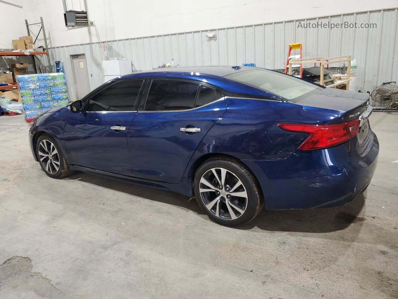 2016 Nissan Maxima 3.5s Синий vin: 1N4AA6AP9GC430916