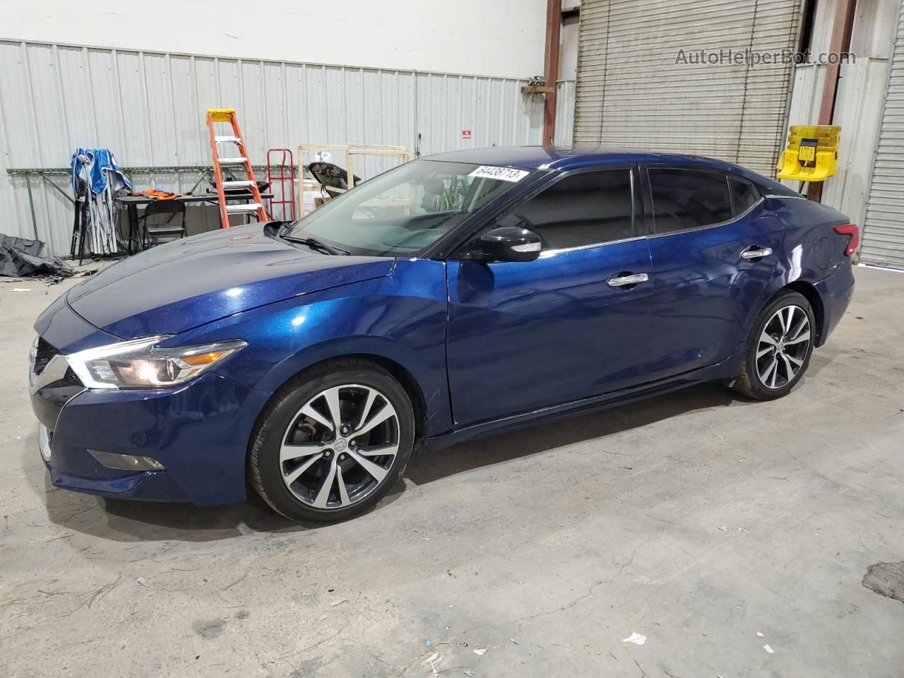 2016 Nissan Maxima 3.5s Blue vin: 1N4AA6AP9GC430916