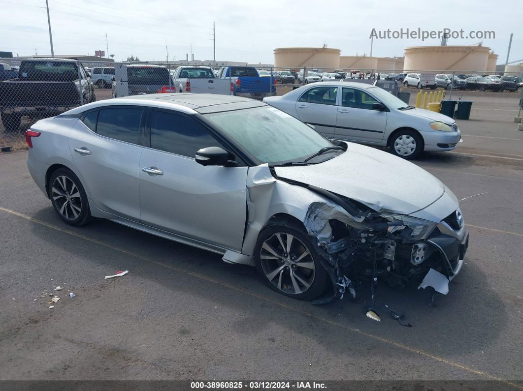 2016 Nissan Maxima 3.5 Platinum Gray vin: 1N4AA6AP9GC435517