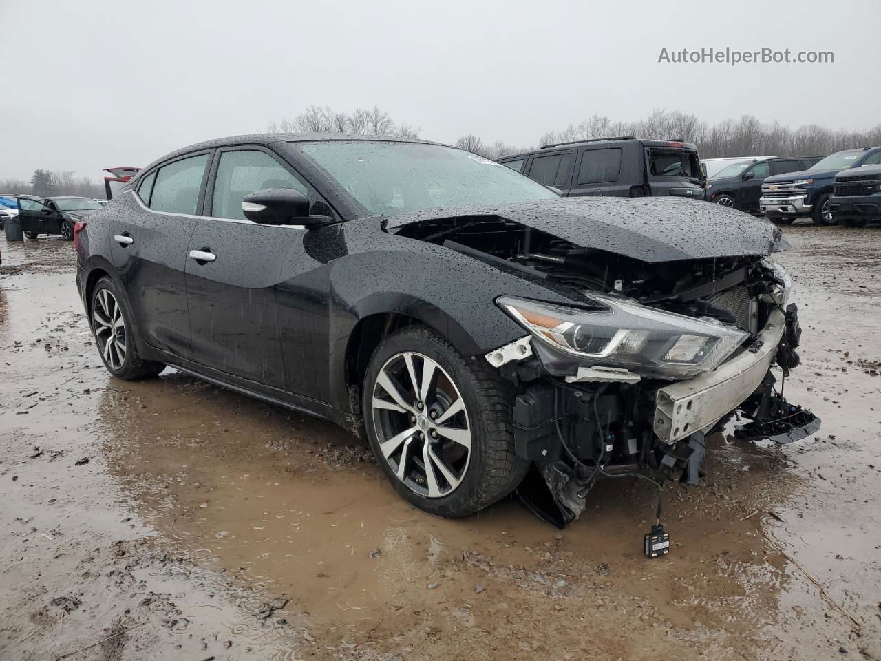 2016 Nissan Maxima 3.5s Black vin: 1N4AA6AP9GC447120