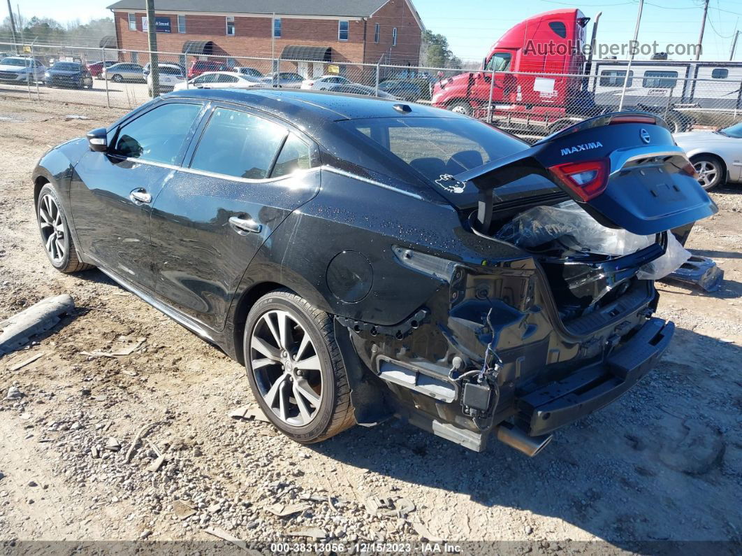 2017 Nissan Maxima 3.5 Sl Black vin: 1N4AA6AP9HC362506