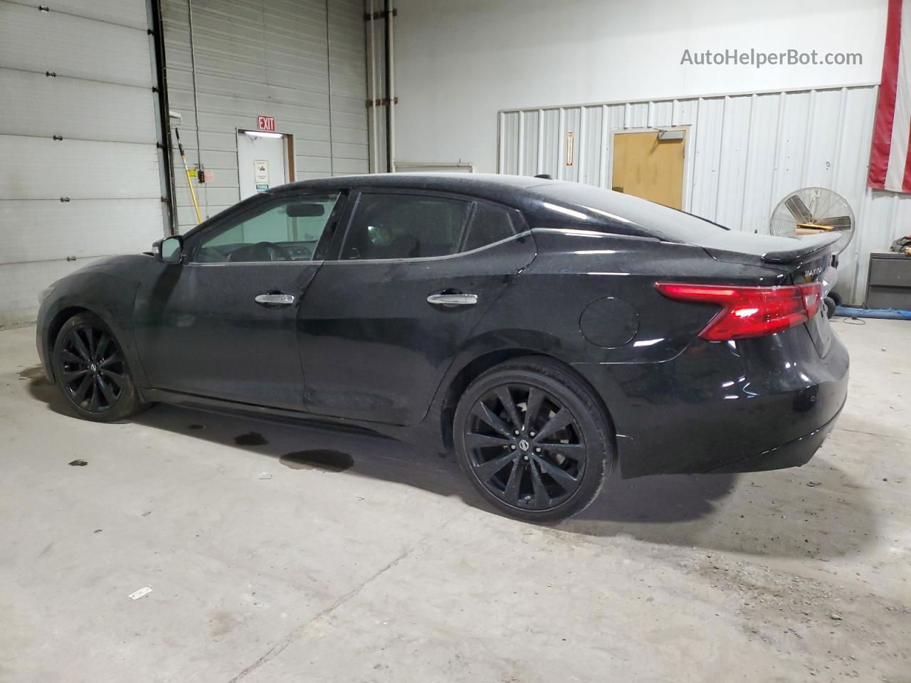 2017 Nissan Maxima 3.5s Black vin: 1N4AA6AP9HC366698