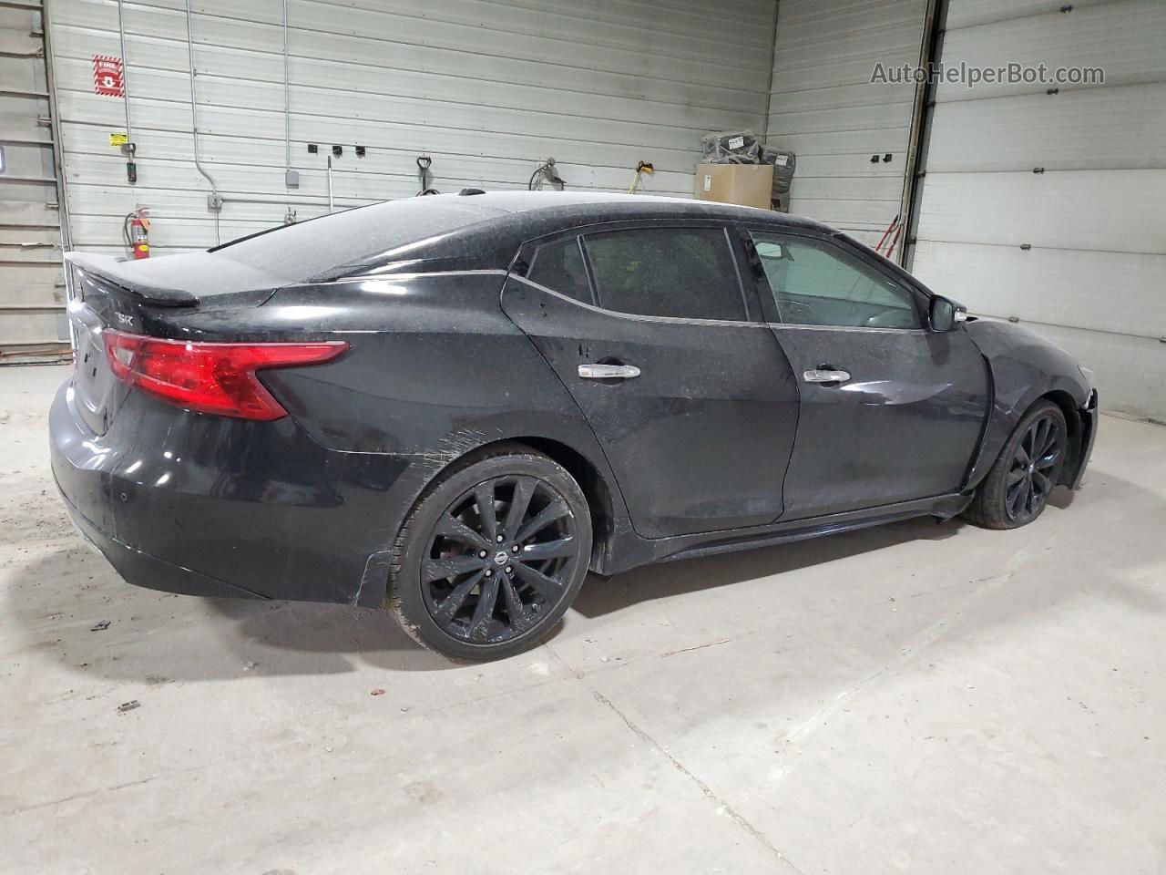 2017 Nissan Maxima 3.5s Black vin: 1N4AA6AP9HC366698