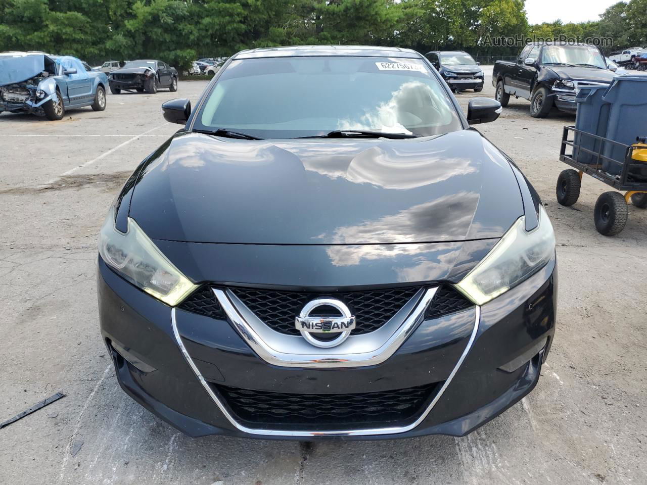 2017 Nissan Maxima 3.5s Черный vin: 1N4AA6AP9HC370153