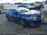 2017 Nissan Maxima 3.5 Sl Blue vin: 1N4AA6AP9HC370329