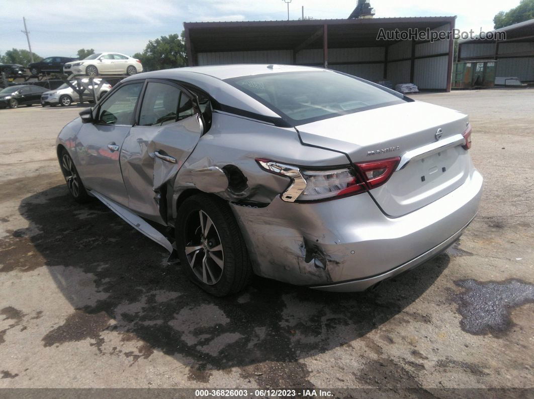 2017 Nissan Maxima Sv/s/sl/sr/platinum Silver vin: 1N4AA6AP9HC378432