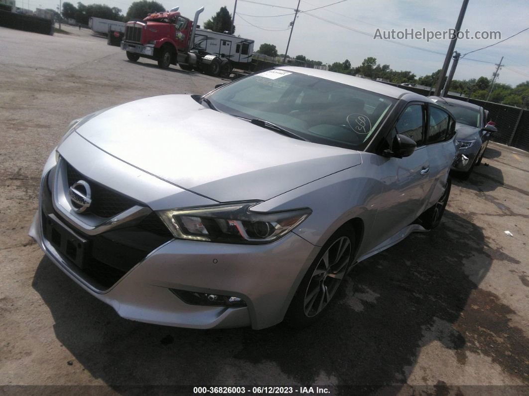 2017 Nissan Maxima Sv/s/sl/sr/platinum Silver vin: 1N4AA6AP9HC378432