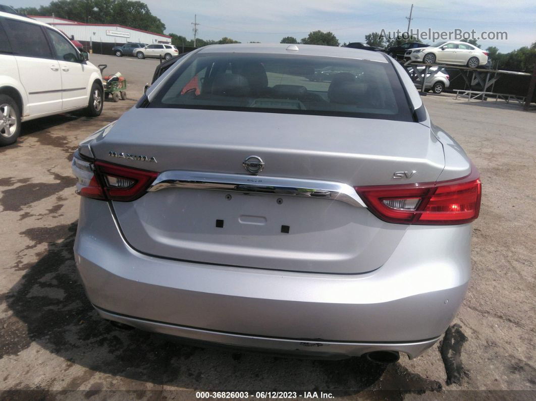 2017 Nissan Maxima Sv/s/sl/sr/platinum Silver vin: 1N4AA6AP9HC378432